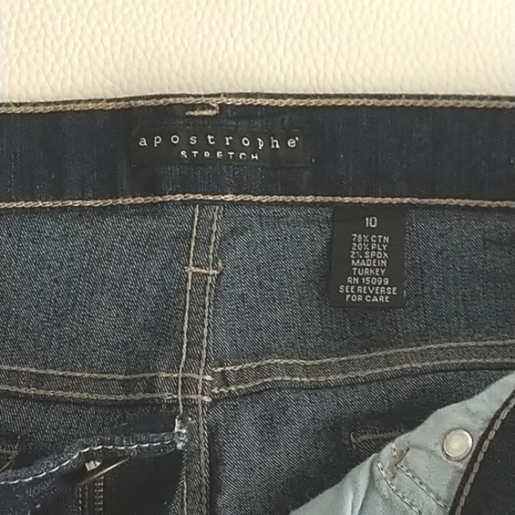 Apostrophe Strech Blue Jeans - Picture 3 of 5